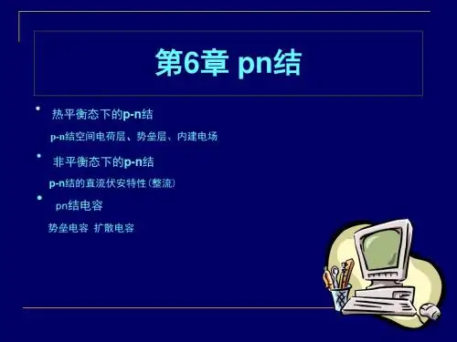 第6章pn结ppt课件-PPT精选文档