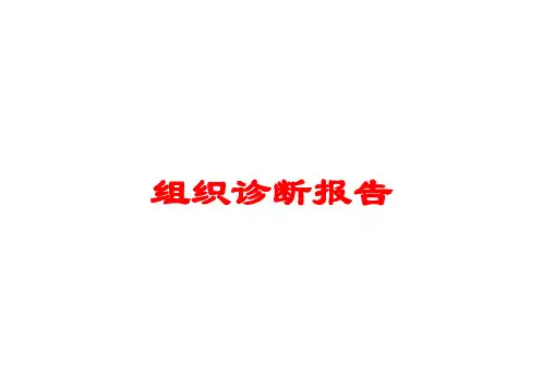 组织诊断报告培训课件
