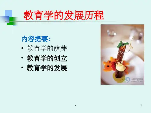 教育学的发展历程