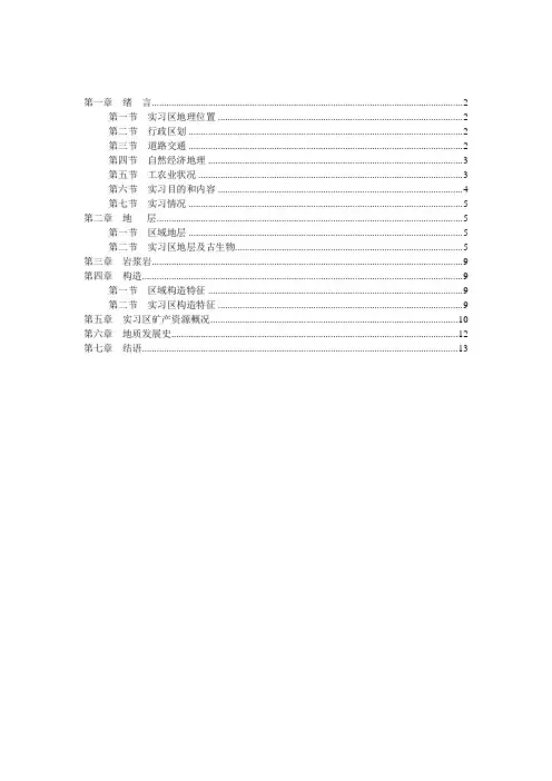 宜阳实习报告