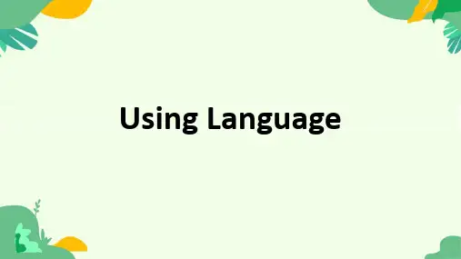 Unit-2-Healthy-Lifestyle-Using-Language-课件