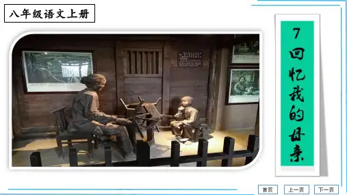 回忆我的母亲 课件(共41张PPT)
