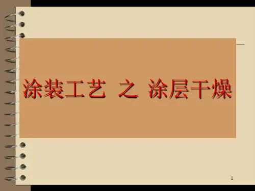 涂装工艺  之  涂层干燥