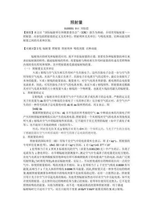 照射量