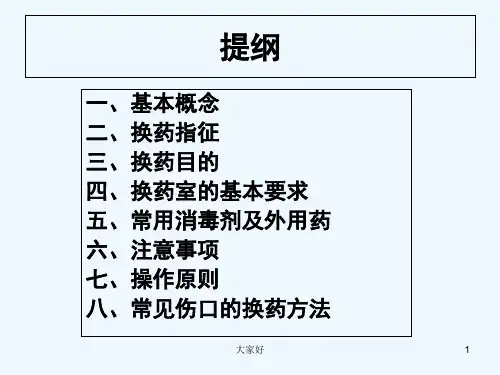 外科基本换药PPT课件