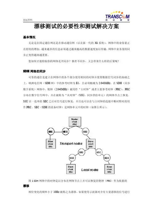 漂移测试的必要性和测试解决方案(铷时钟频率校准计)