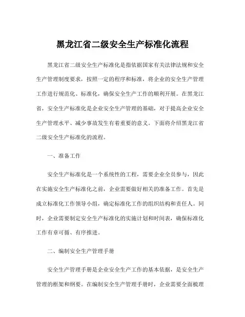 黑龙江省二级安全生产标准化流程
