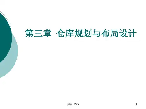 第三章 仓库规划与布局设计PPT课件