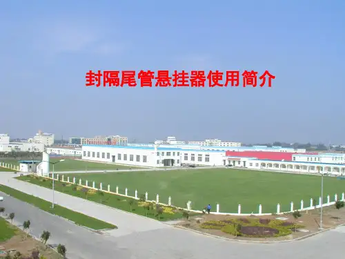 封隔悬挂器使用简介