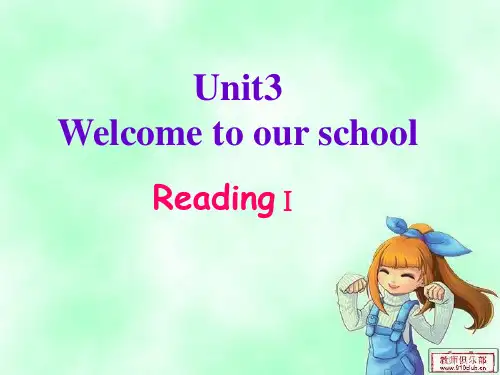 新译林版英语七年级上册第三单元Unit3Reading1