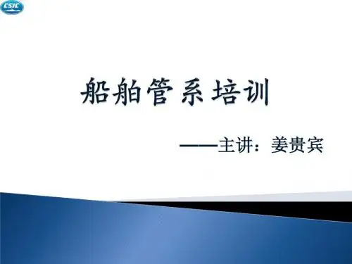 船舶管系培训