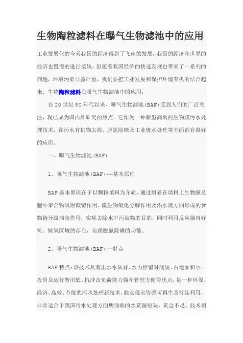 生物滤池填料-陶粒
