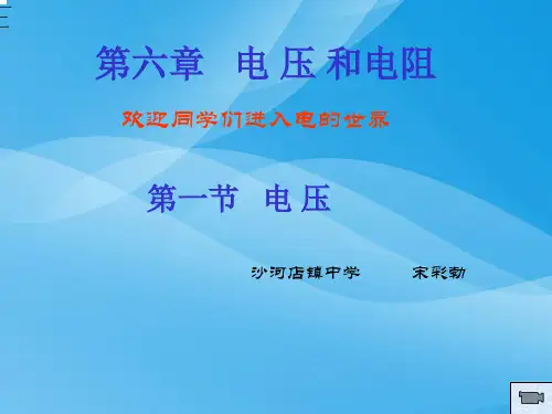 电压ppt 人教版优质课件优质课件