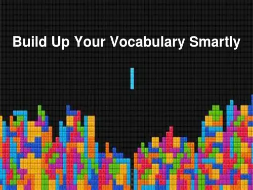 2019届江苏省高三英语二轮复习研讨---高三英语词汇教学课：Vocabulary in use(公开课)教学课件共26张PPT