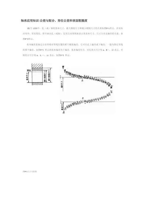 轴承应用知识公差与配合、形位公差和表面粗糙度