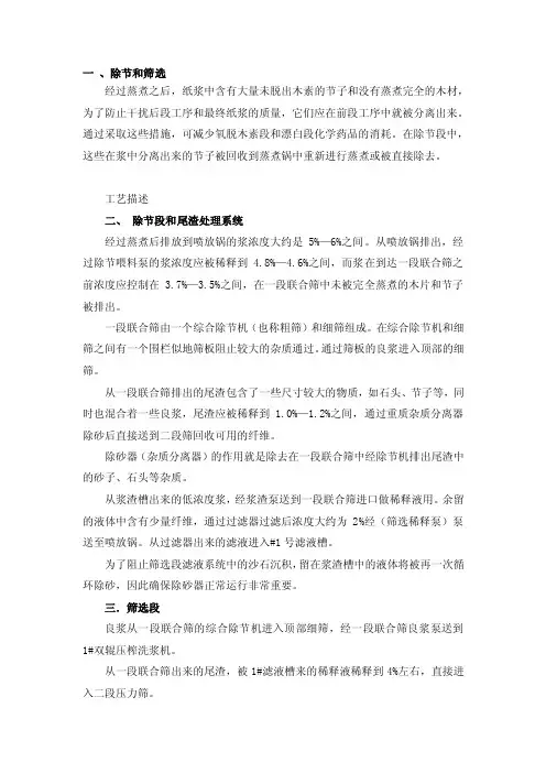 洗选漂工艺描述[教学]