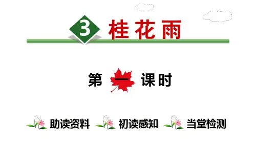 人教(部编版)桂花雨ppt1
