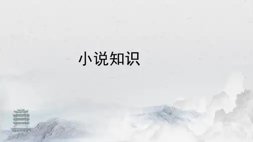 高考小说知识大全PPT