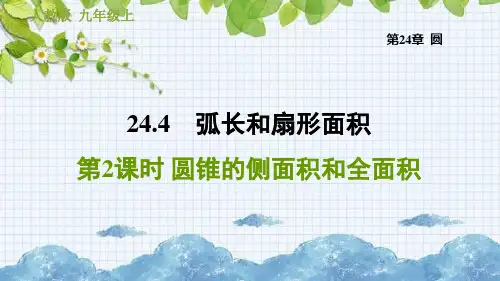 圆锥的侧面积和全面积PPT课件