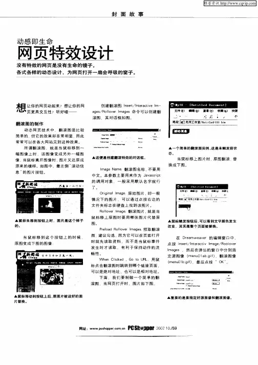 网页特效设计