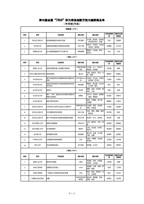 发明制作类