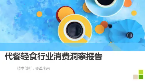 代餐轻食行业消费洞察报告