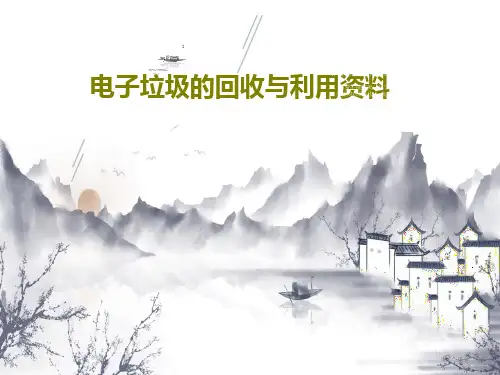 电子垃圾的回收与利用资料35页PPT