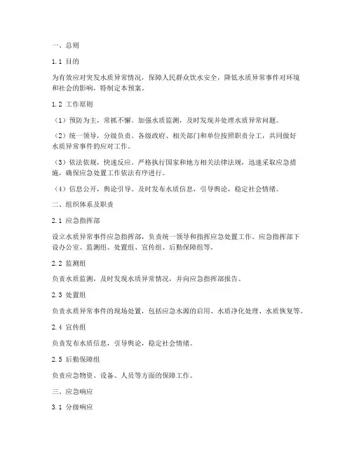水质_应急预案