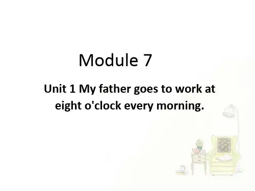 新外研版五年级英语下册Module 7 Unit 1 课件2