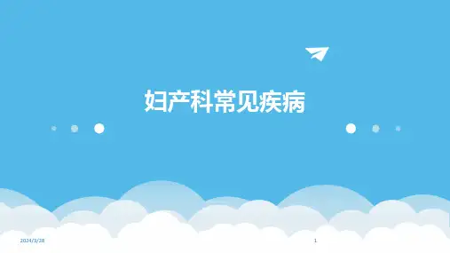 妇产科常见疾病-2024鲜版