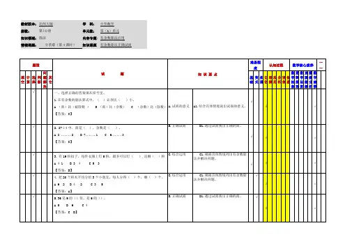 小学数学二年级下册第一单元《分草莓》应用作业