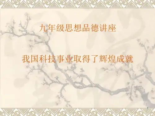 我国的科技成就PPT课件
