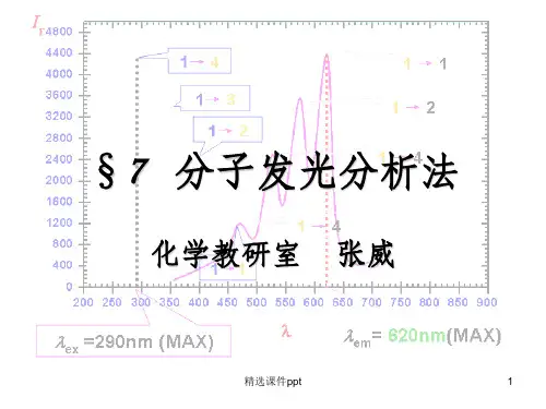 《分子发光分析法》PPT课件