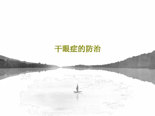 干眼症的防治PPT28页