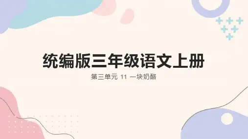 11 一块奶酪 课件(共24张PPT)