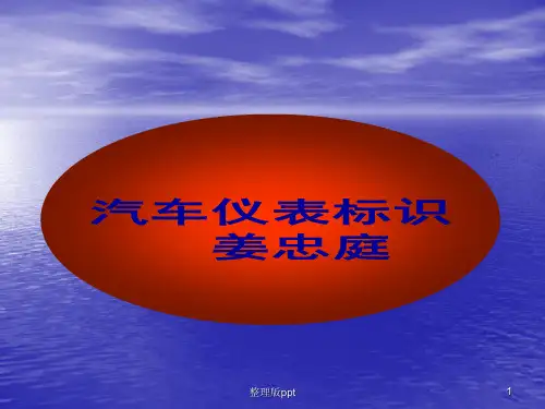 汽车标识与仪表盘指示灯大全ppt