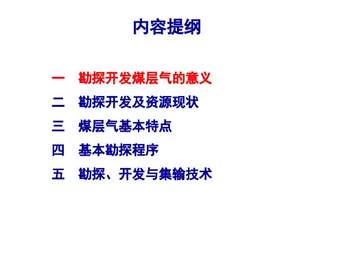 2019年最新-【煤层气技术】煤层气技术概述1-PPT课件-精选文档