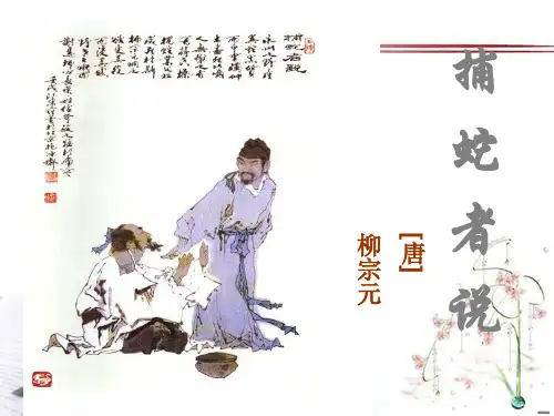 《捕蛇者说》PPT课件  图文