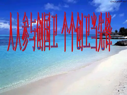 创国卫主题班会PPT课件