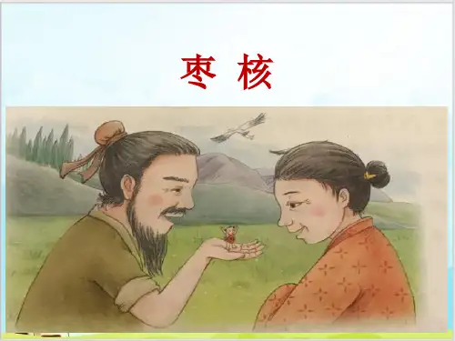 部编教材三年级下册语文《枣核》完整版ppt