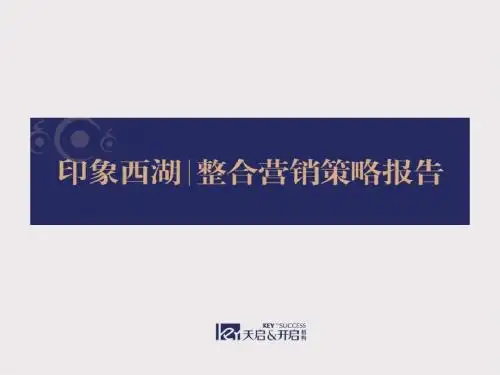 2019最新『精品』天启开启——合肥印象西湖营销提报方案体育