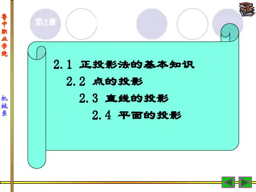 2正投影基础PPT课件