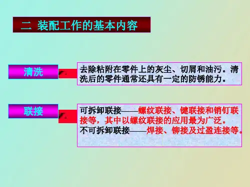 机械装配工艺