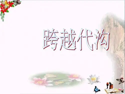 跨越代沟PPT课件 北师大版(19张)