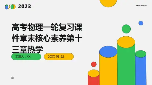 高考物理一轮复习课件章末核心素养第十三章热学