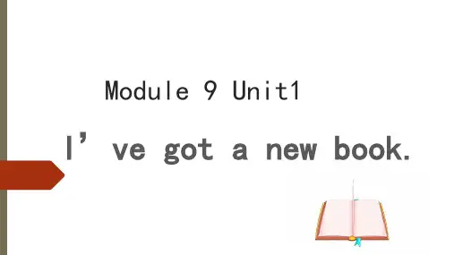 三年级英语下册课件-Module 9 Unit 1 I've got a new book210-外研版（三起）