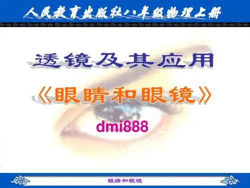 眼睛和眼镜ppt18 人教版优质课件优质课件