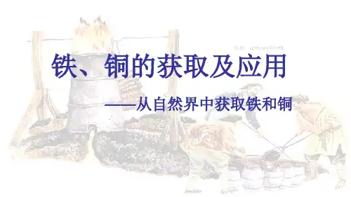 3.2.1从自然界中获取铁和铜