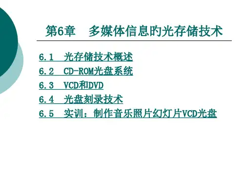 多媒体信息的光存储