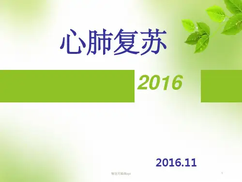 2016年心肺复苏